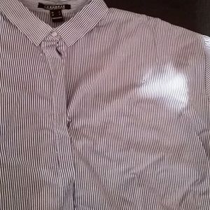 Button down shirt that can be worn as a dress